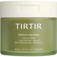 TIRTIR Kalmerende gezichtsmaskers, Matcha theemaskers, 70 stuks