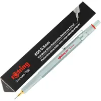 Rotring 800-vulpotlood - 0,5 mm - Zilver metalen behuizing