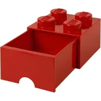 LEGO Opbergbox Brick 4 Rood 22