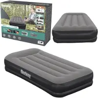 Bestway Tritech Twin Luchtmatras met Ingebouwde USB-Pomp 1,91 m x 97 cm x 36 cm
