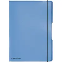 Herlitz My.book Schrift A4 Geruit PP Lichtblauw Geperforeerd