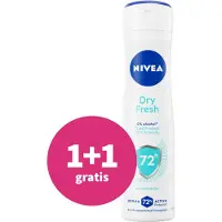 Nivea 1+1 Gratis: Deodorant Spray Dry Fresh 150 Ml