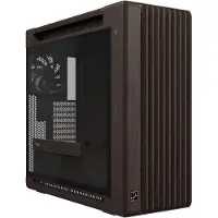 Asus ProArt PA602 Wood Edition Retro Brown - Tempered Glass Panel Midi Tower Bruin