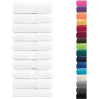 vidaXL Gastendoekjes SOLUND 50 st 600 g/m² 30x50 cm wit