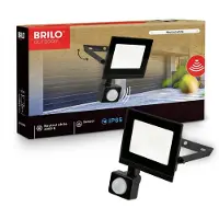 Briloner VARO 4053015 Buitenschijnwerper met bewegingsmelder 20 W Lichtkleur (naam): Neutraalwit