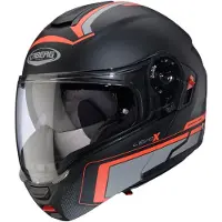 Caberg CabergLevoXEliteMatZwartGrijsRoodSysteemhelm Maat M