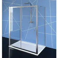 Polysan Easy Douchecabine aan drie zijden 160x80cm, links/rechts-uitvoering, helder glas