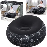 Bestway Opblaasbare stoelzitting zwart Inflate A Chair 75153