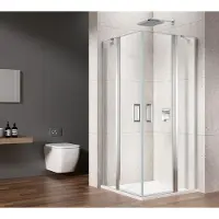 Gelco Loro Rechthoekige douchecabine voor hoekinstap 100x90cm