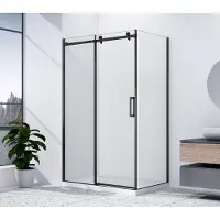 Hak Dragon Black Rechthoekige douchecabine 150x80cm links/rechts-uitvoering