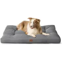 Bedsure wasbaar hondenbed, Oxford-model, geschikt voor grote honden, 111x89 cm, grijs