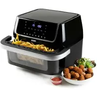 Domo DO544FR Airfryer XXL - Heteluchtfriteuse - Family Edition - 10 L - 1800 W - Grillrek - PFAS vrij - Zwart