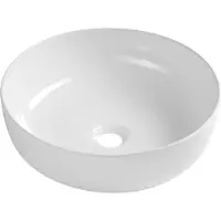 Sapho Rondea Keramische waskom Ø41cm, wit