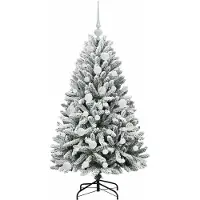 vidaXL Kunstkerstboom 120 cm 150 LED's Warmwit PVC en Staal