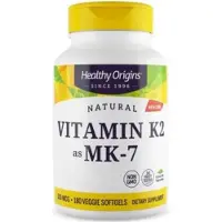Healthy Origins - Vitamin K2 Mk7 100 mcg (180 capsules)