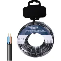 EDM H05vv-f Rol Meeraderige Kabel 2x0.75 Mm 15 M