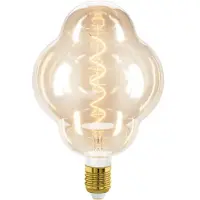 Eglo LED Lamp - E27 - Ø 15 cm - Amber - 2000K - Dimbaar
