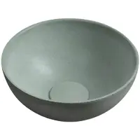 Sapho Minor Betonnen waskom, Ø26cm, mat groen