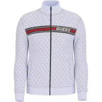 GUESS Sportsweatvest rood / zwart / wit