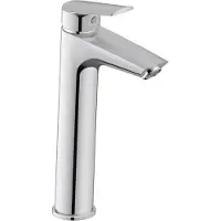 Duravit Wastafelkraan no.1 1-gats wastafelkraan large size zonder waste voorsprong 12.9 cm chroom