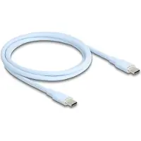 DeLOCK USB 2.0 Cable USB Type-C male to male PD 3.0 60 W 1 m blue Silicone