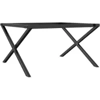 vidaXL Salontafelpoten X-frame 80x70x43 cm staal