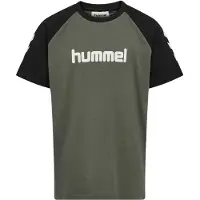 Hummel kindersportshirt met Hmljr-logo, T-shirt met korte mouwen 229742