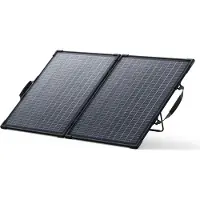 Anker SOLIX PS100 – Bifacial Portable Solar Panel – 100W Vermogen – Dubbelzijdige Efficiëntie – Draagbaar & Weerbestendig