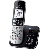 Panasonic KX-TG6861JTB, Telefoon, Grijs, Zwart