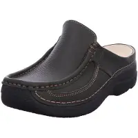Wolky Klomp Women Roll Slide Printed Leather Forest-Schoenmaat 42