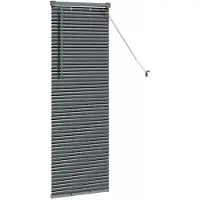 vidaXL Veneziaanse jaloezieën, donkergrijs, 130 x 45 cm, aluminium