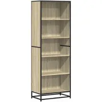 vidaXL Boekenkast 60x35x170,5 cm bewerkt hout sonoma eikenkleurig