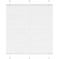 vidaXL Plissé rolgordijn 120x150 cm stofbreedte 119,4cm polyester wit