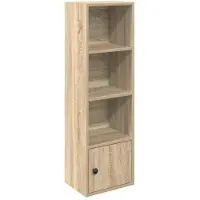 vidaXL Boekenkast 31x24x102 cm bewerkt hout sonoma eikenkleurig
