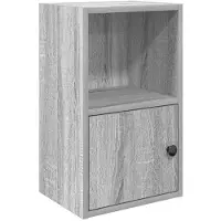 vidaXL Boekenkast 31x24x52 cm bewerkt hout grijs sonoma eikenkleurig