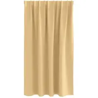 vidaXL Blackout Gordijnen met Ringen 2 st Beige 140 x 140 cm Polyester