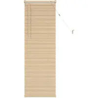 vidaXL Venetiaanse jaloezie Lichtbruin met Patroon 150 x 50 cm 25 mm