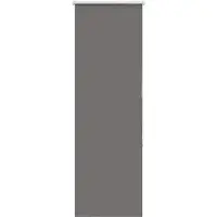 vidaXL Rolgordijn verduisterend 60x130cm stofbreedte 55,7 cm polyester