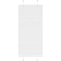 vidaXL Plissé rolgordijn 55x150 cm stofbreedte 54,4 cm polyester wit