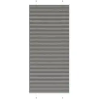vidaXL Plissé rolgordijn 85x200 cm stofbreedte 84,4 cm antraciet