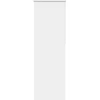 vidaXL Rolgordijn verduisterend 85x210cm stofbreedte 80,7 cm wit