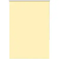 vidaXL Rolgordijn 90x150 cm stofbreedte 85,7 cm verduisterend geel