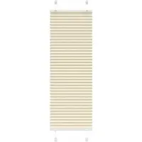vidaXL Plissé rolgordijn 45x100 cm stofbreedte 44,4 cm polyester crème