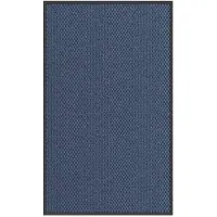 vidaXL Deurmat 90x150 cm blauw