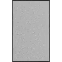 vidaXL Deurmat 90x150 cm grijs