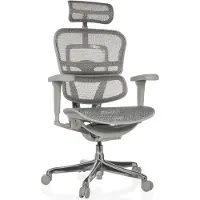 Hjh OFFICE Bureaustoel / directiestoel ERGOHUMAN ULTRA G GEN2 mesh grijs