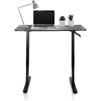 Hjh OFFICE STAND CR | Zit-statafel - Bureau Zwart