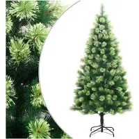vidaXL Kunstkerstboom met scharnieren en standaard 180 cm