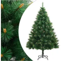 vidaXL Kunstkerstboom met scharnieren en standaard 180 cm