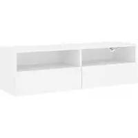 vidaXL Tv-wandmeubel 100x30x30 cm bewerkt hout wit